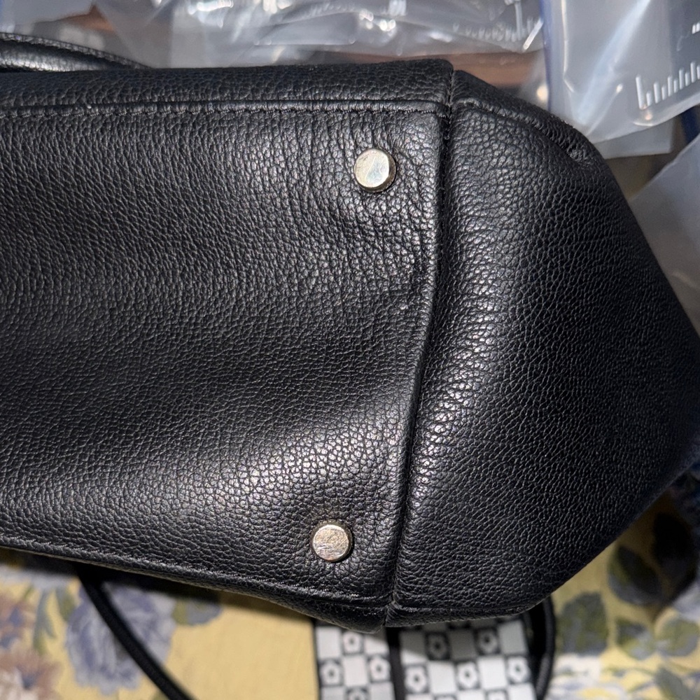 Kate Spade Black Tote with Patterned Scarf - Picture 14 of 16